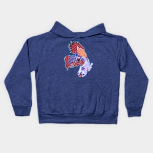 Colourful Betal Fish Kids Hoodie